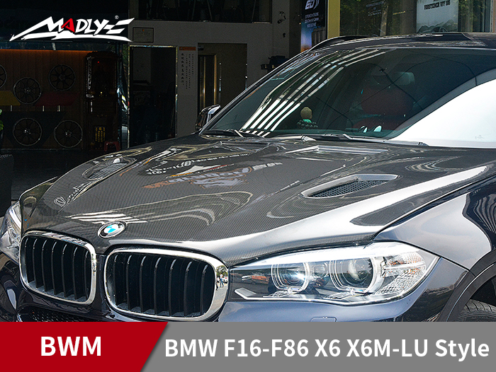2015-2017 BMW F16-F86 X6 X6M-LU/LA Style Bonnet