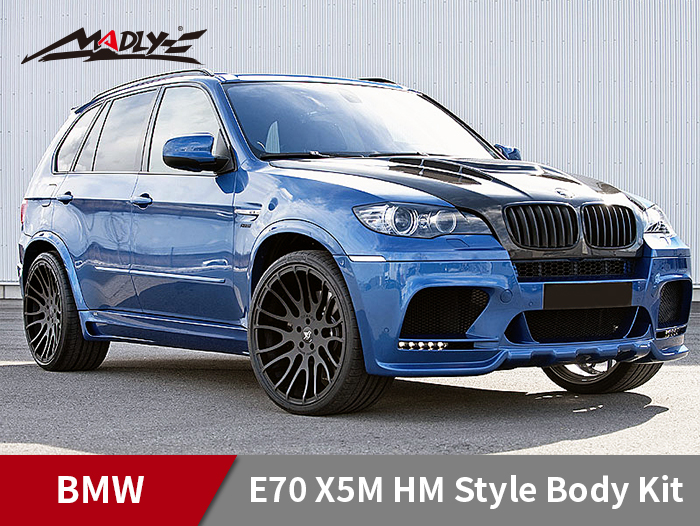 2008-2013 BMW X5/X5M HM Style Body Kits With Double Two Hole Exhaust Tips