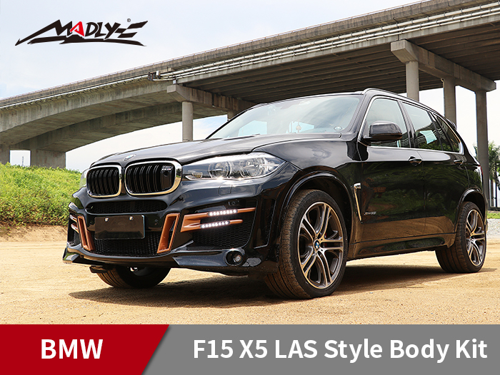 2014-2018 BMW X5 F15 LAS x HM Style Body Kits With Double Two Hole Exhaust Tips