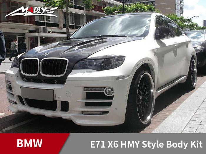 2011-2013 BMW X6 E71 HMY Style Body Kits With Middle Round Exhaust Tips