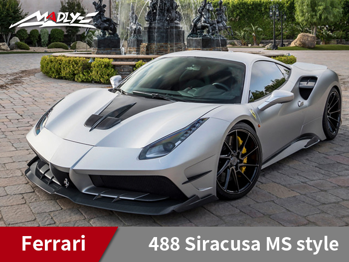 2015-2018 Ferrari 488 Siracusa MS style Body Kits